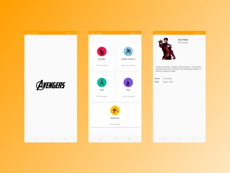Avengers Talent App
